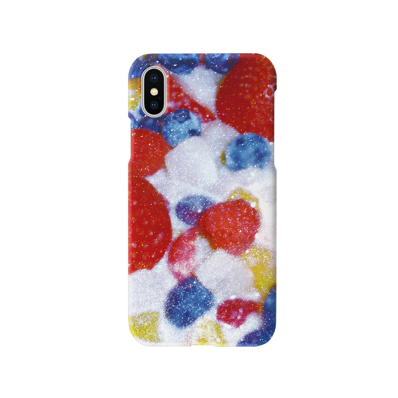 DANCE(ダンス)の「(glossy hard) Sparkling Strawberry phone case - Multi(Smartphone Accessories)」