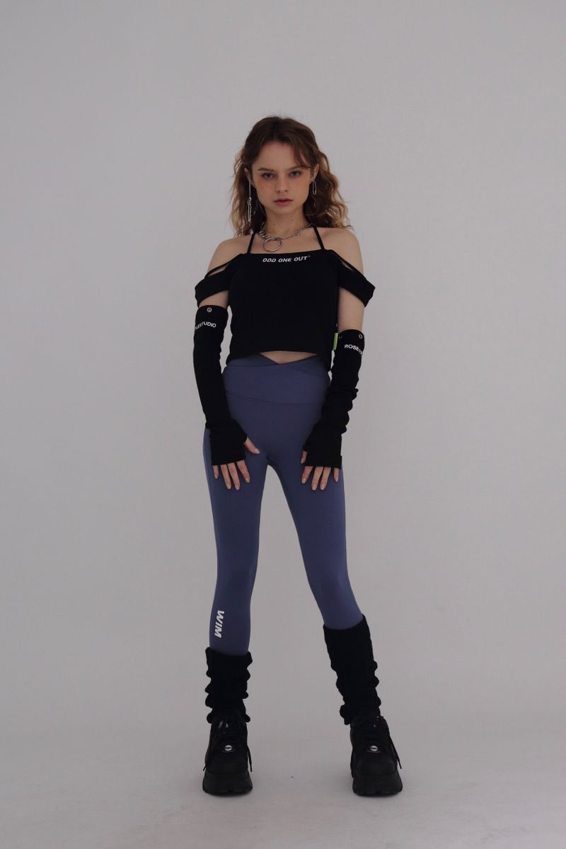DOUBLELAP LEGGINGS- indi blue