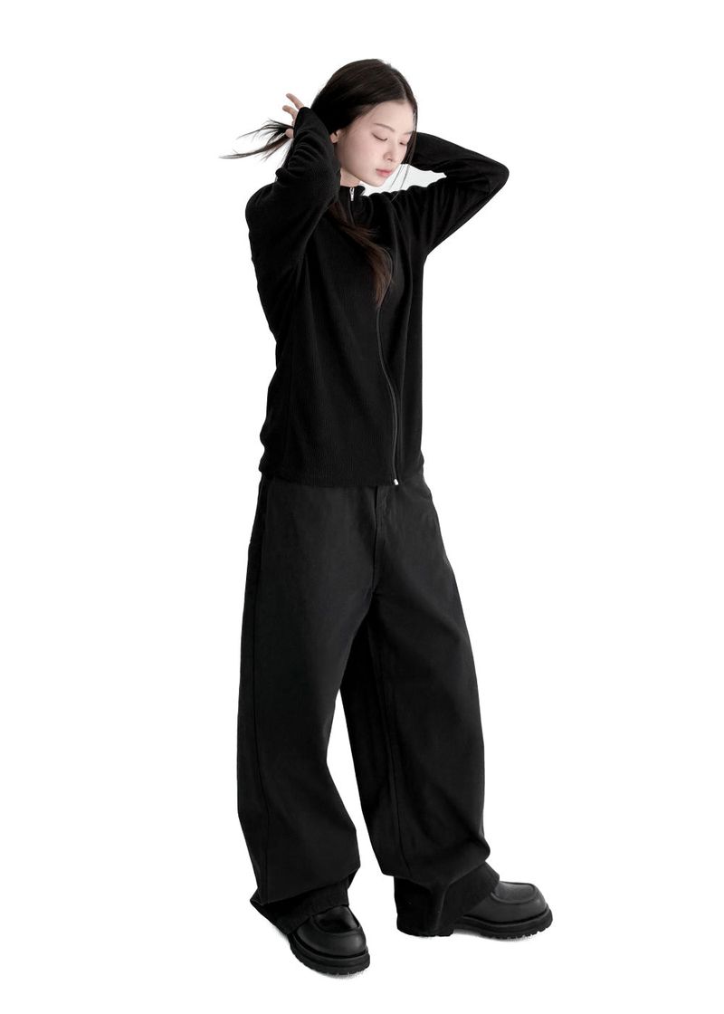  BASIC RAGLAN ZIP-UP