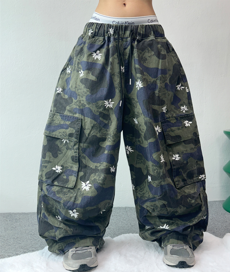 FLOWER PATTERN CAMOUFLAGE🤍💚