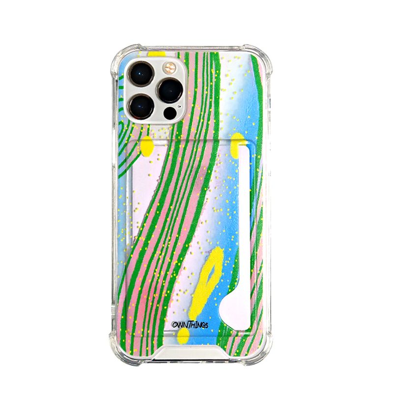 Ownthings（オウンシングス）の「[MADE] ミルキーウェイカードケース (ジェリーハード)（スマホグッズ/小物）」