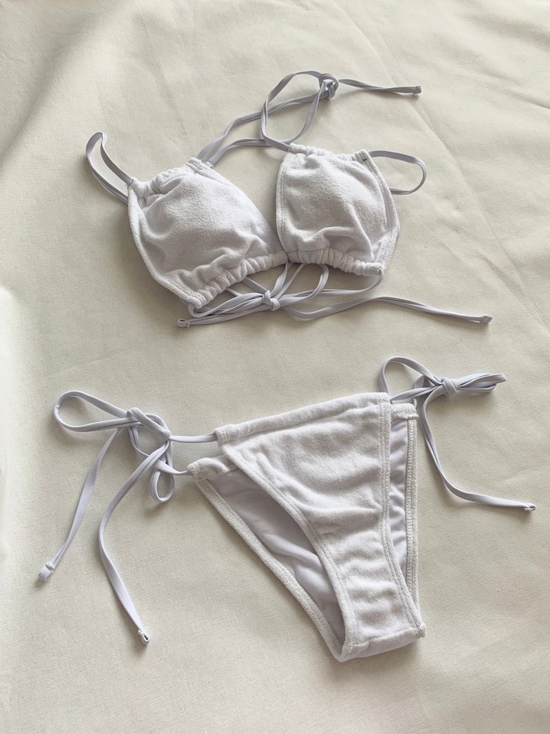 Terry Three Piece Bikini (2 colors)