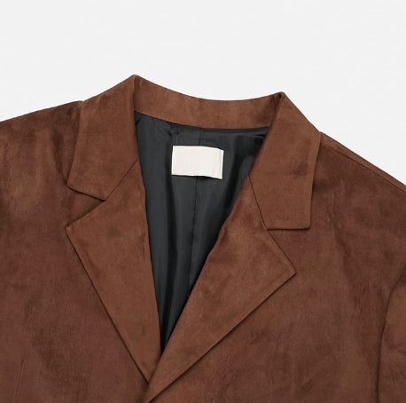 Moven Suede Crop Blazer