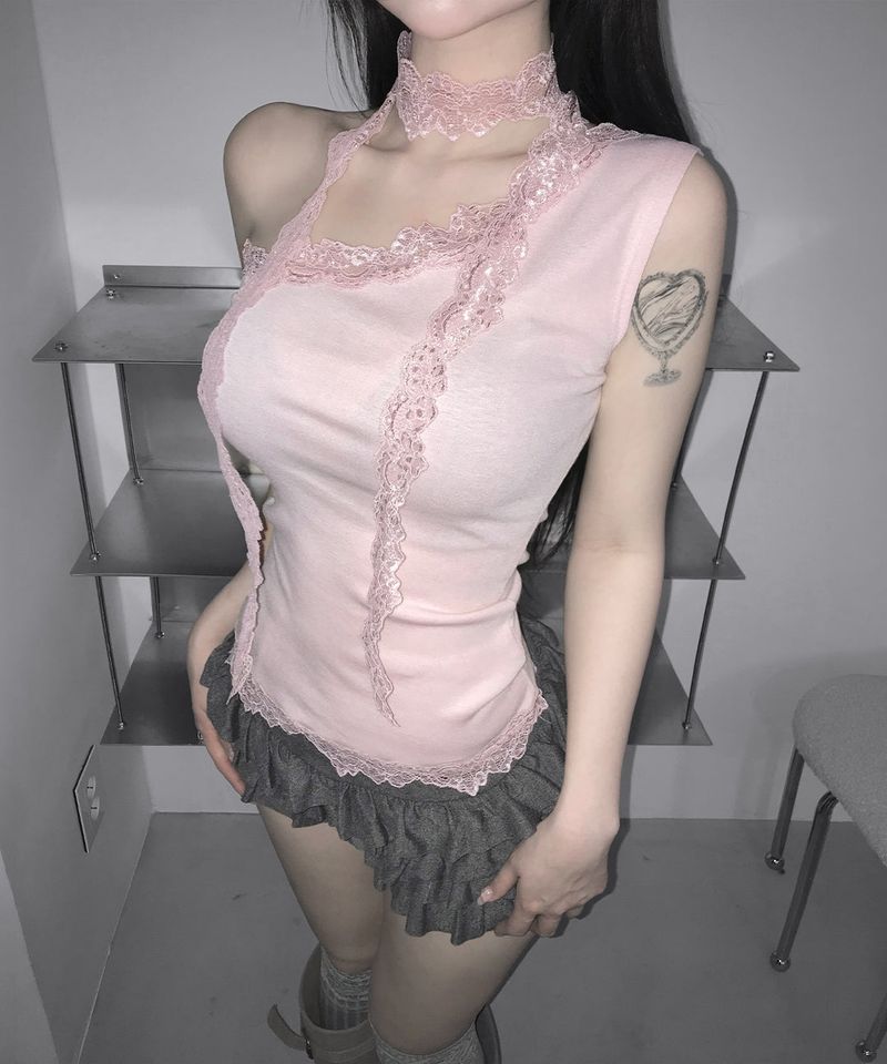 fairy lace top (3colors)