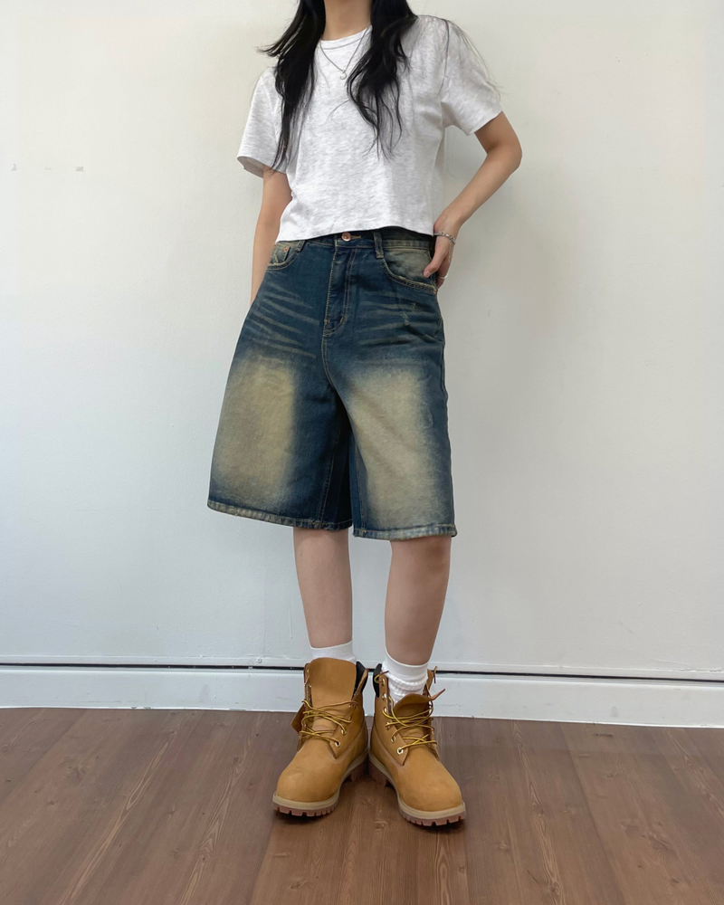 ADY DAMAGE BERMUDA SHORT PANTS 2C