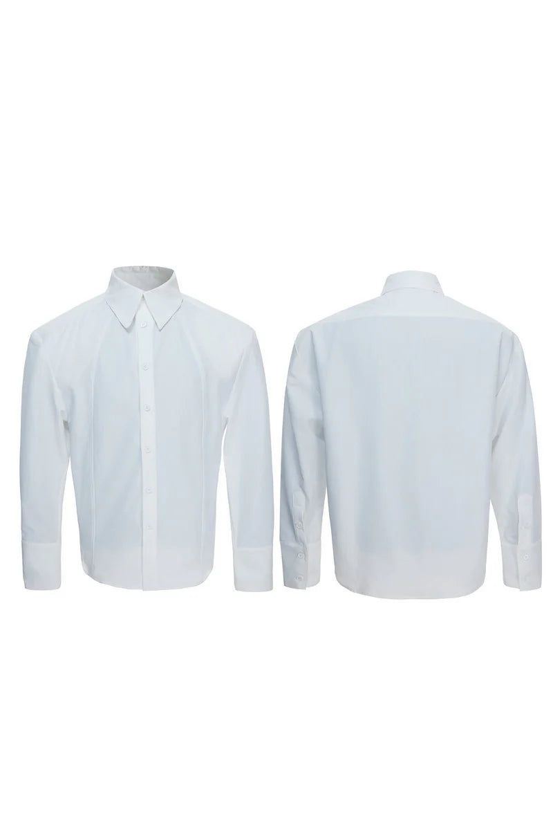 Crisp Solid Oversized Shirt