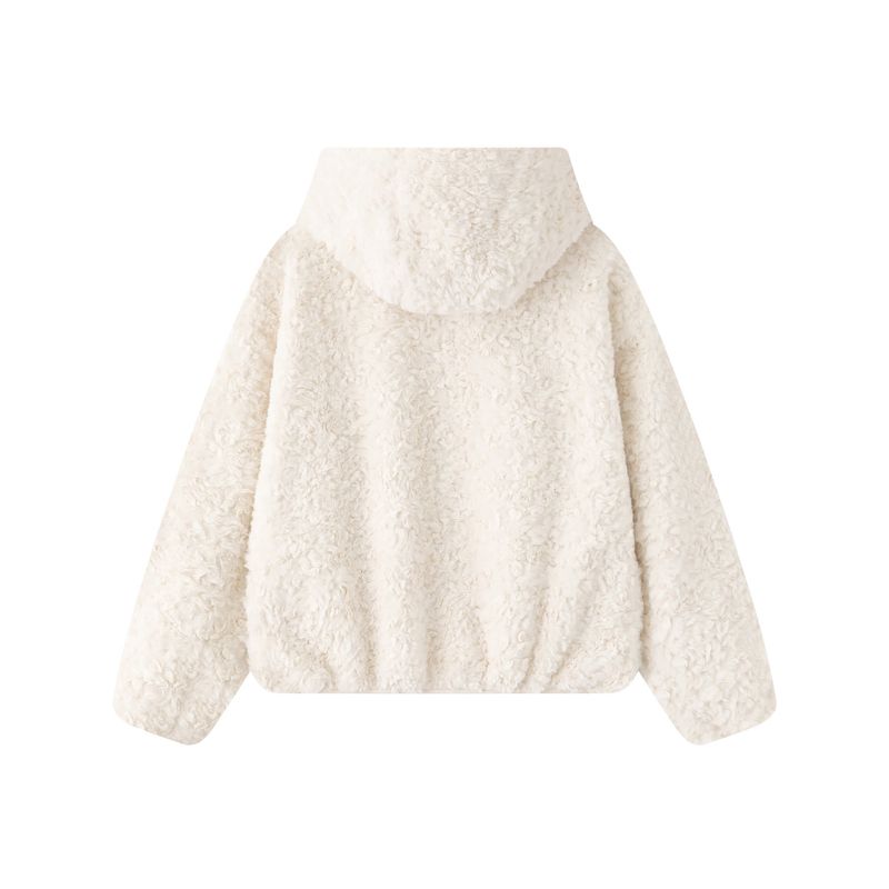Bear Casual Hooded Zip-up