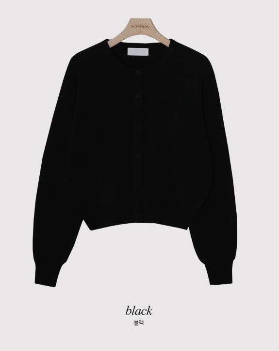 Basic Spring Round Knit Cardigan (10color)
