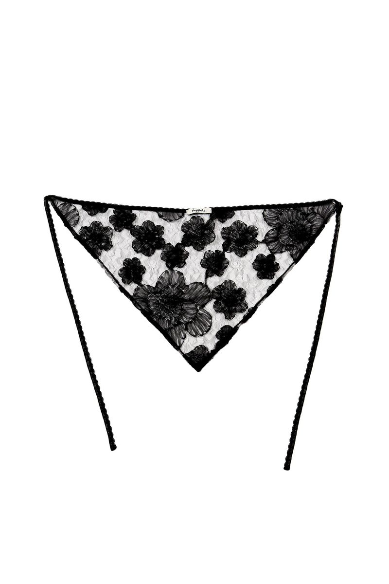 POPPALS（ポップパルズ）の「Sharon Wrap Skirt [Black]（Skirts）」