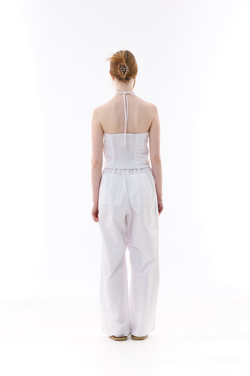 MELLIFLUOUS STRING TUBE TOP / WHITE