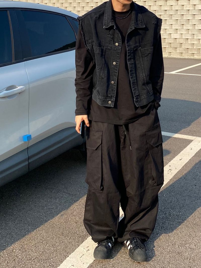 moho balloon fit cargo pants 2C