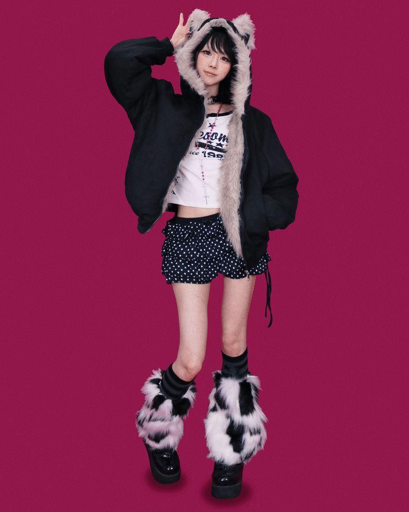 black fox hood jumper (누빔)