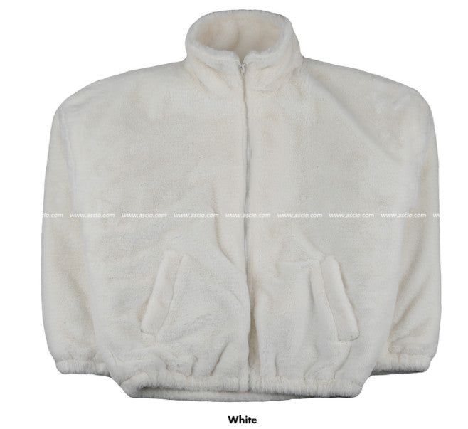 Pleddy Rabbit Fur Zip Up Jacket (5color)
