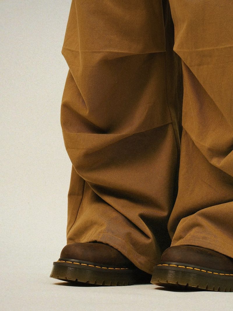 SO Check Pocket Parachute Balloon Pants
