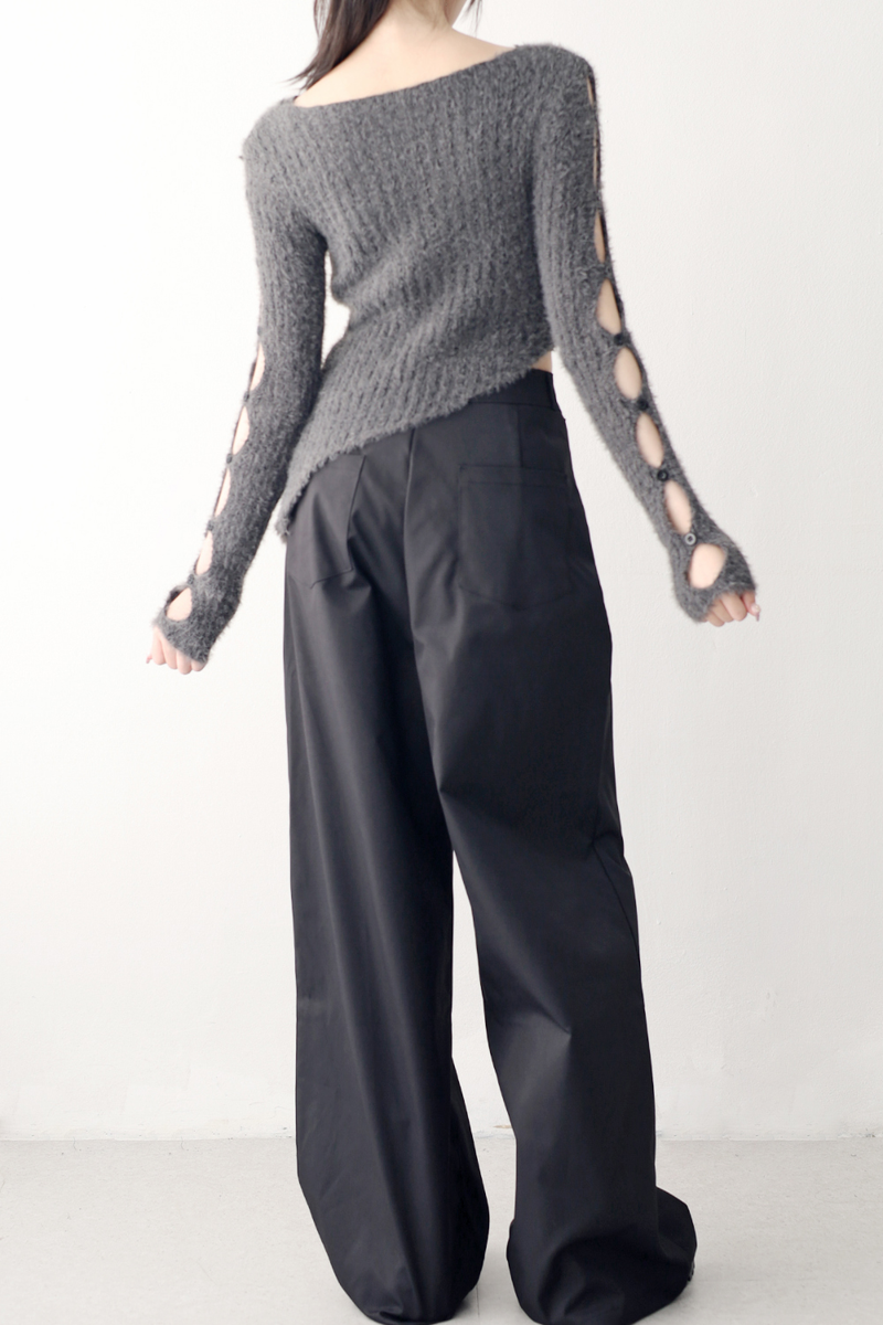 Smith's Unbalanced Slit Knit
