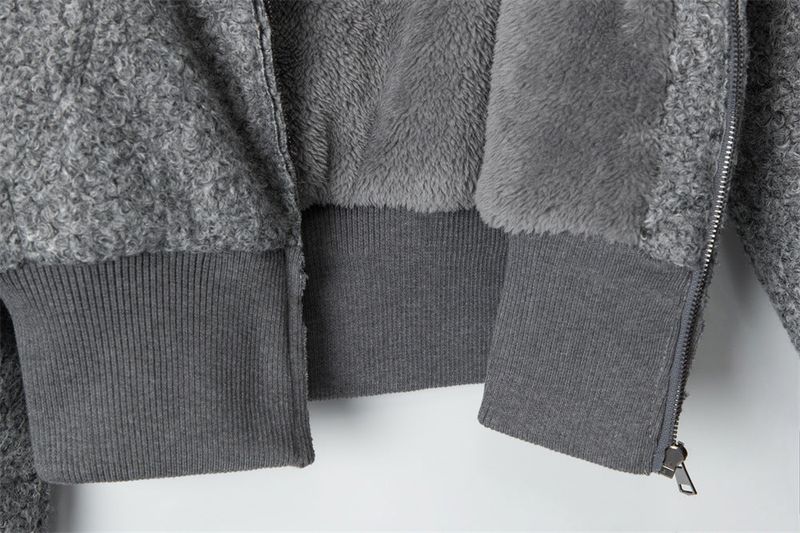 Nate Fur Hooded Short Jumper