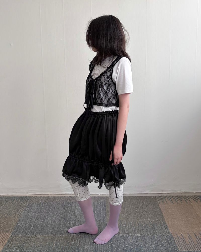 Nostalgic Satin Skirt