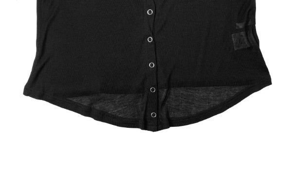 Robo Tencel See-through Snap Cardigan
