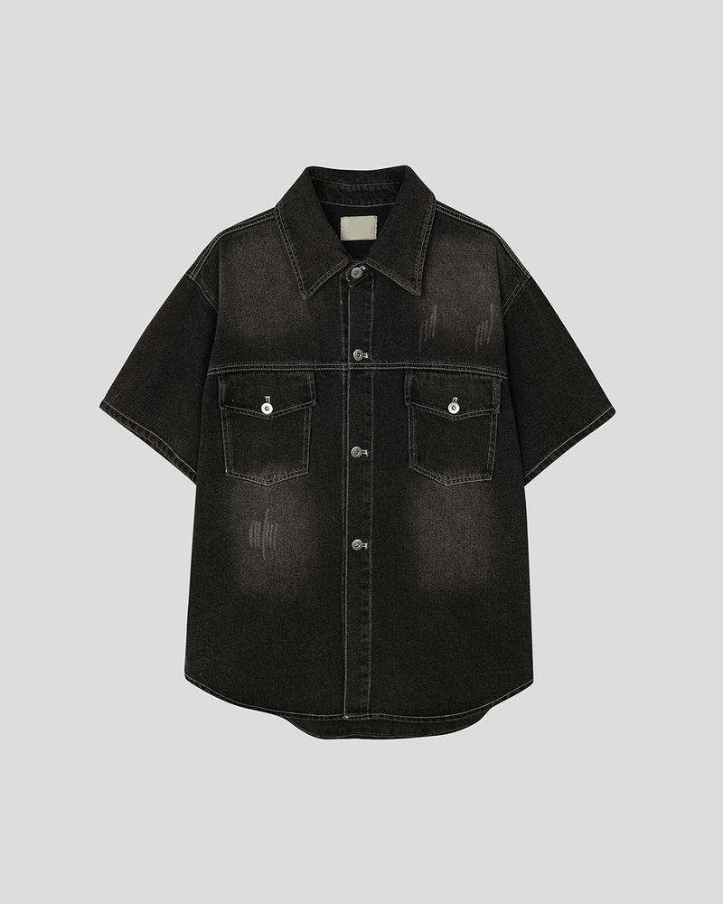 Weather Half Denim Jacket