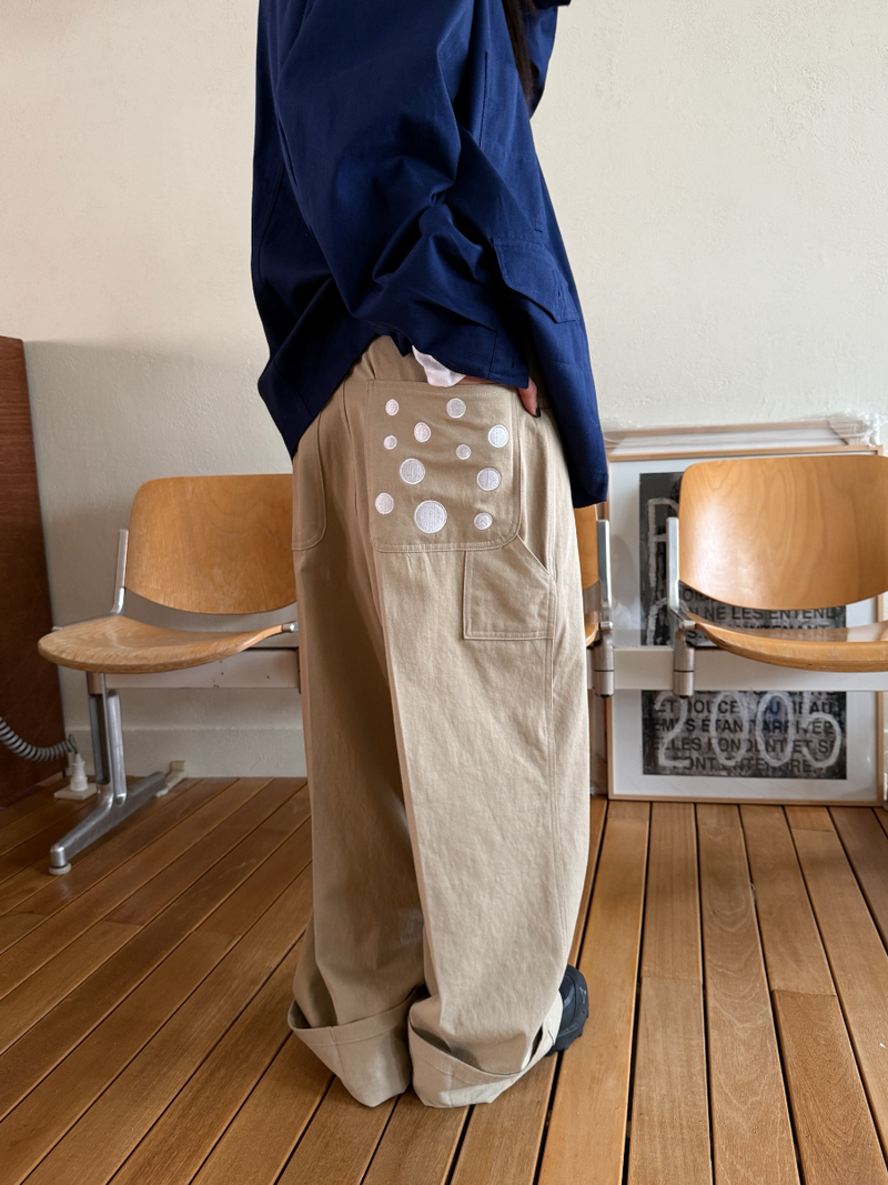 dot pocket pants