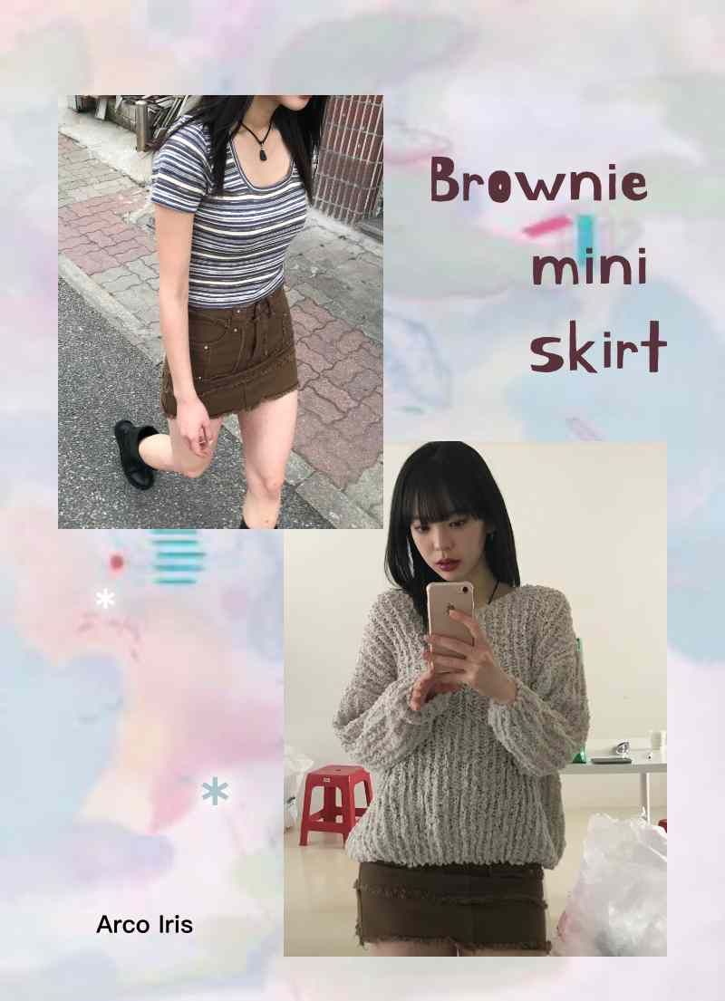 Brownie mini skirt