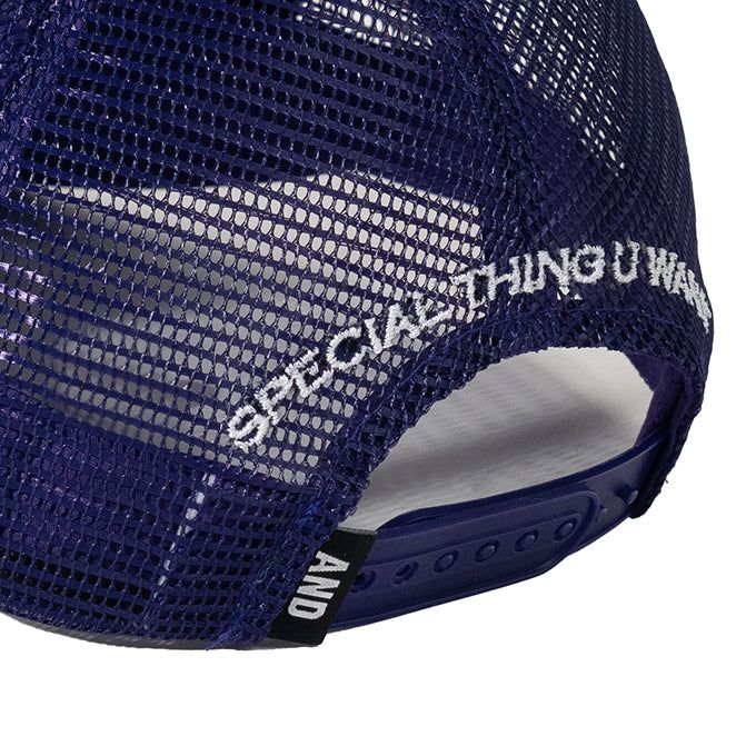 PURPLE ATHR TRUCKER CAP