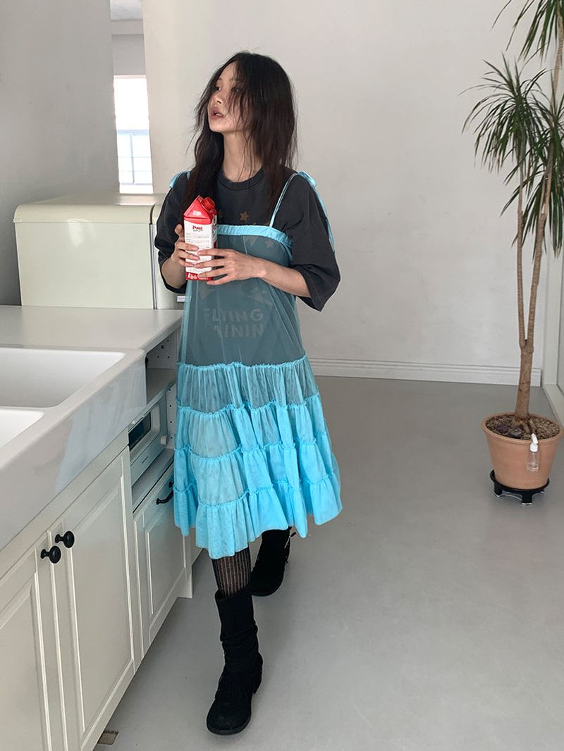 CANCAN LAYERED SKIRT DRESS (3C)