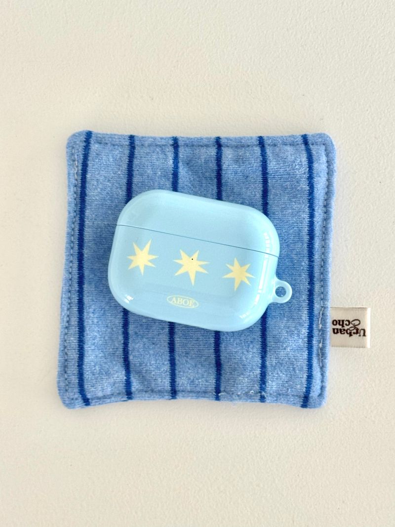 BLUE SPARKLING Airpods Case