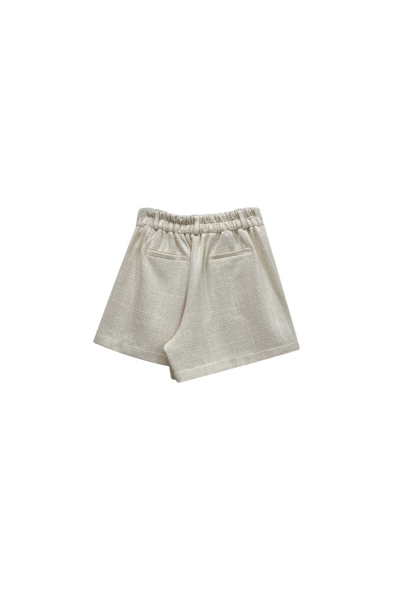CHERISH TWEED SHORTS PANTS / WHITE