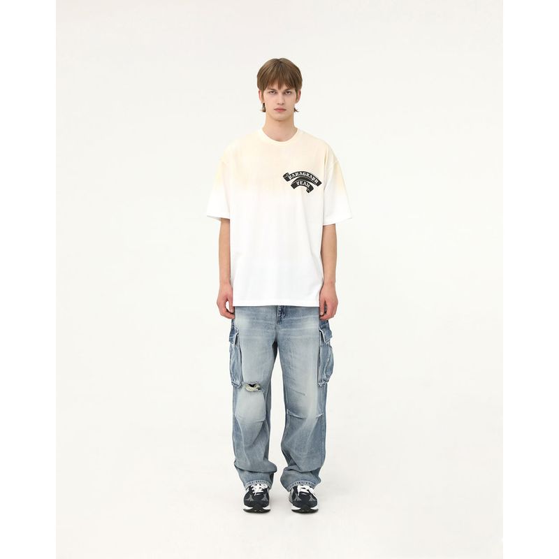 LIGHT BLUE CARGO DEMIM PANTS