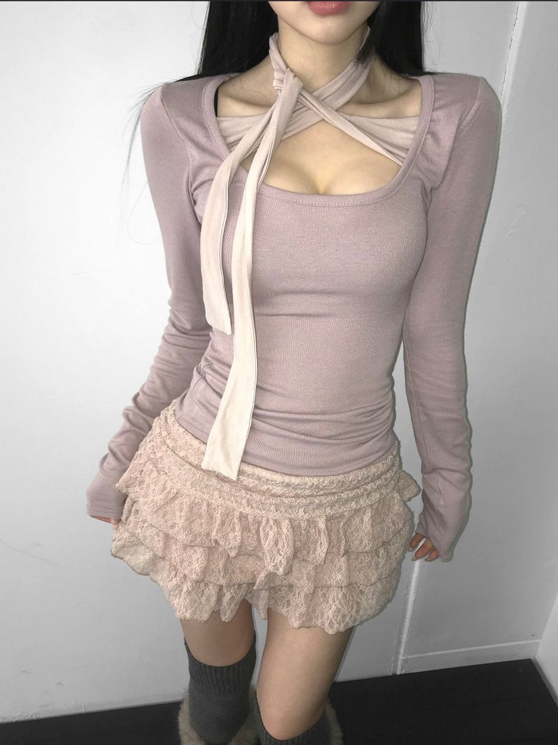 frottie lace sk(3 color)