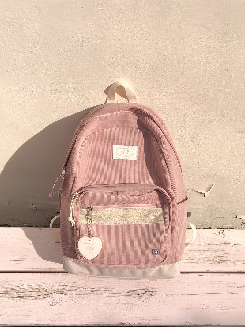 Bon voyage backpack_mauve pink