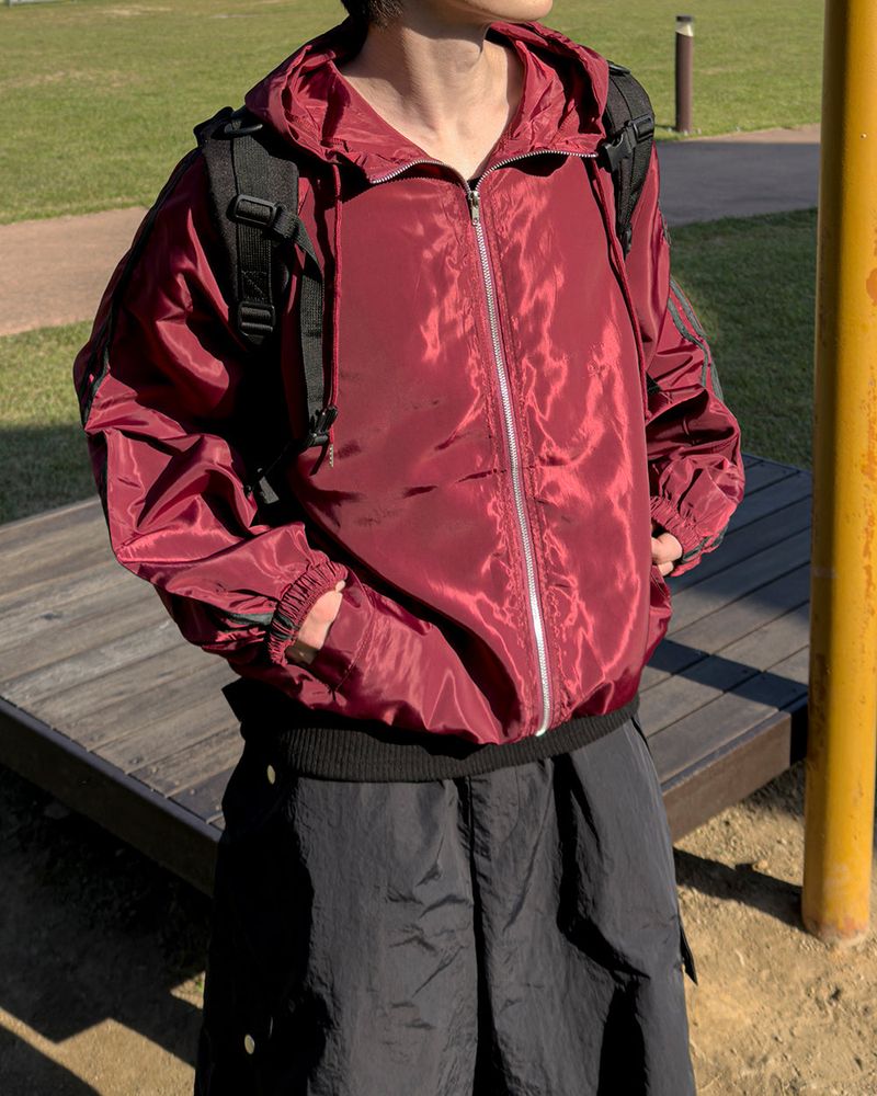 Dian Lightweight Hood Track Windbreaker
