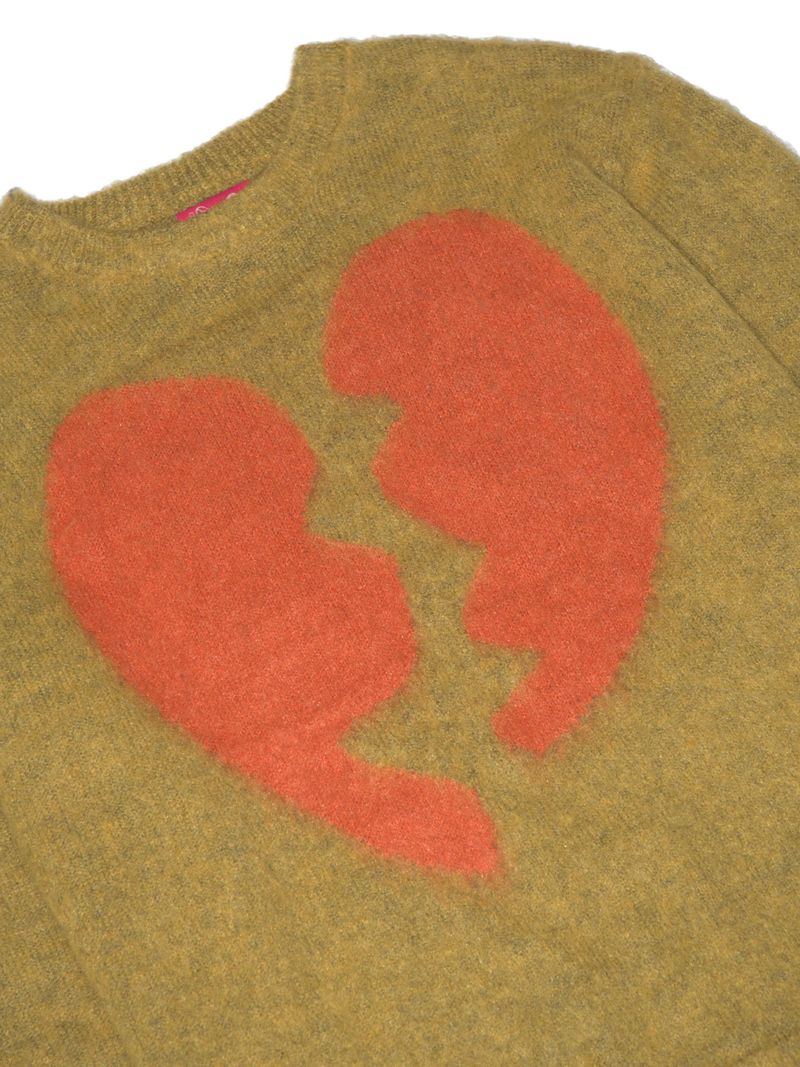 Broken Heart Knit Green