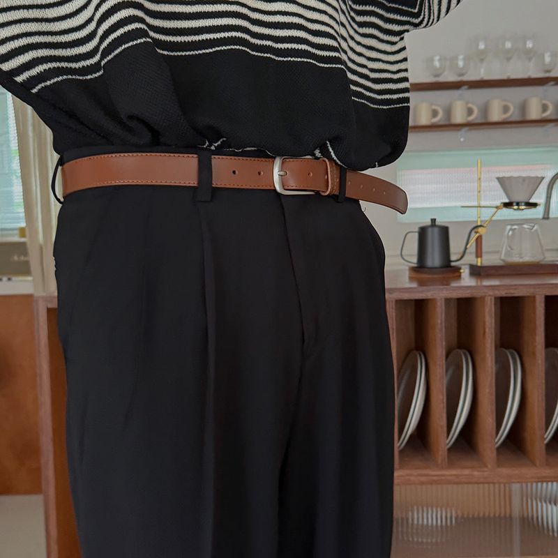 ASCLO Cooling Two Tuck Wide Slacks (2color)