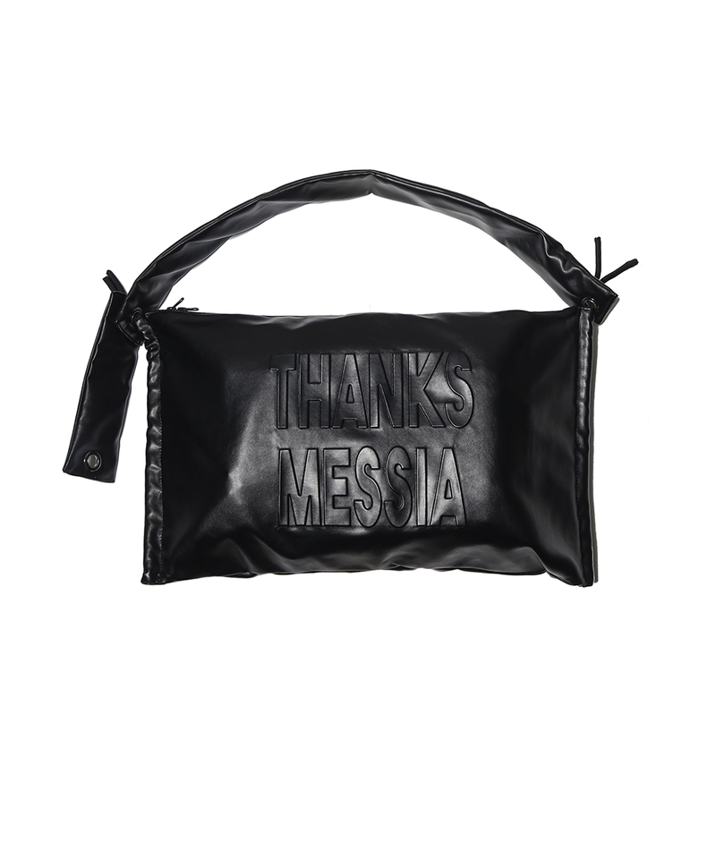 THANKS MESSIA(サンキュー メシア)の「LEATHER TRANSFOAM BAG-BLACK(Bags)」