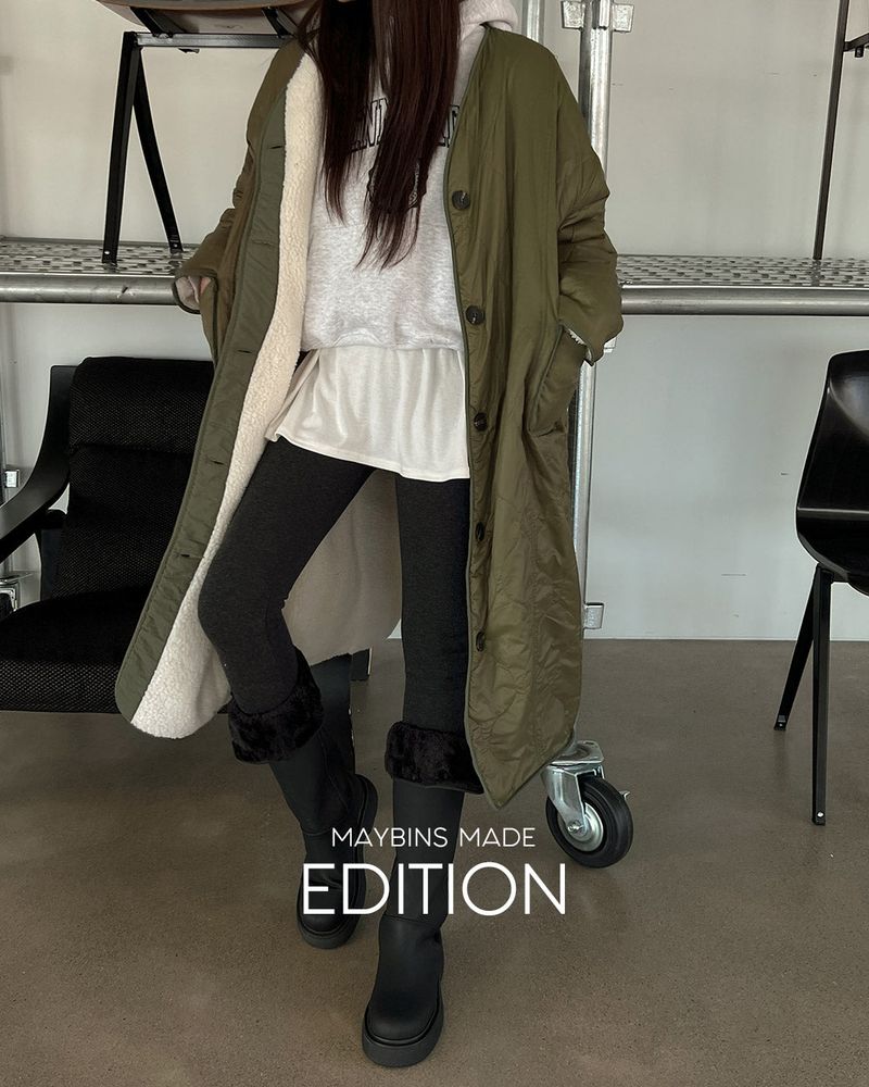 【MADE】High-Waisted Fleece-Lined Leggings