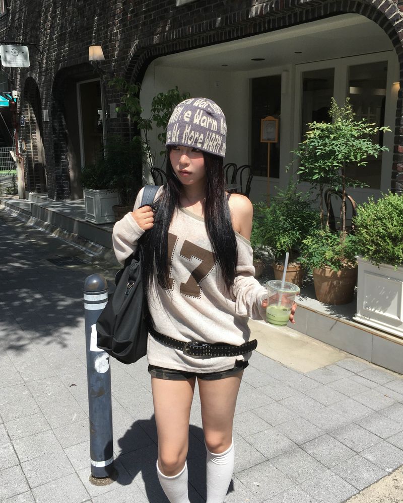 Lettering beanie