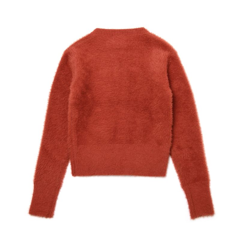 [LINE] Mohair Wool Blend Knit Zip-Up