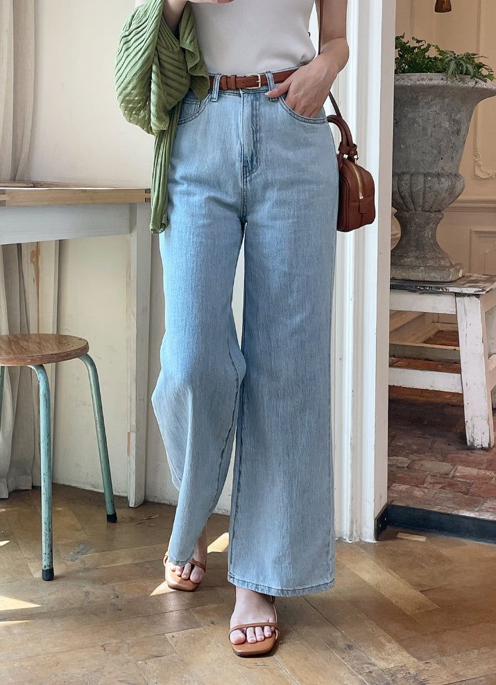 iam mari（アイアム マリ）の「Raven Summer Cool Banding Wide Denim Pants（Pants）」