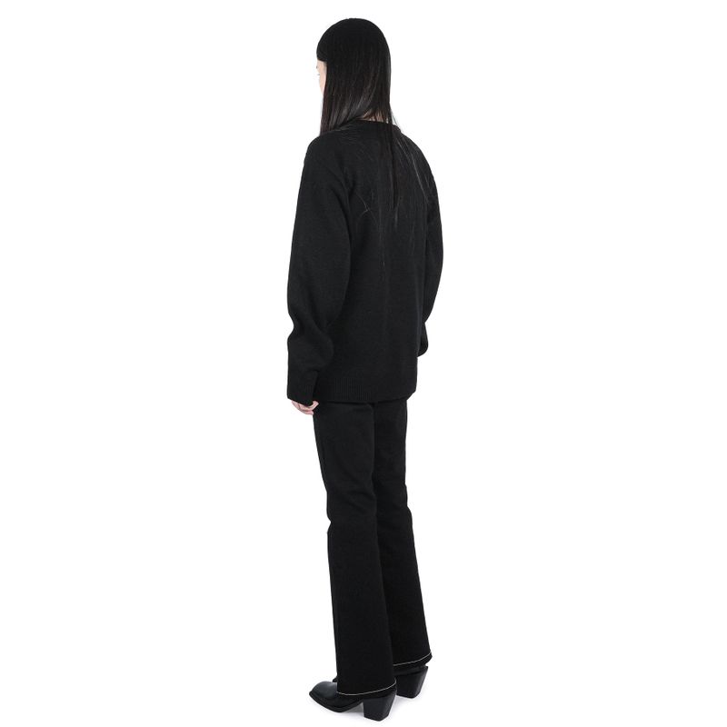 MINIMAL ROUND KNIT BLACK