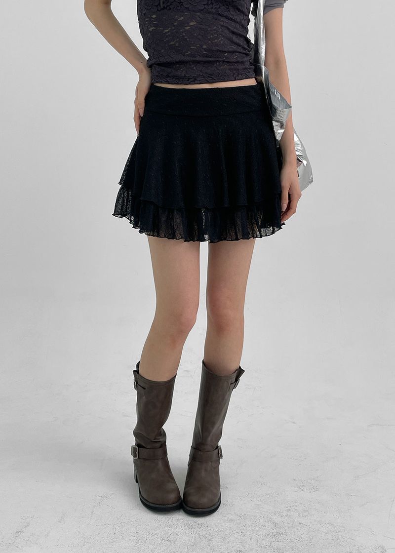 [MADE] Dionin Lace Mini Skirt Pants
