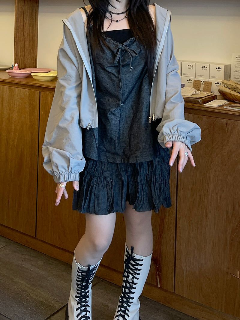 Spring Volume Windbreaker