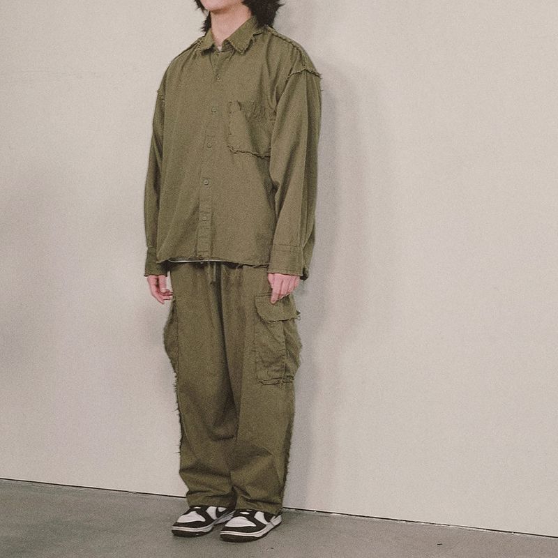 grunge wide cargo pants_khaki