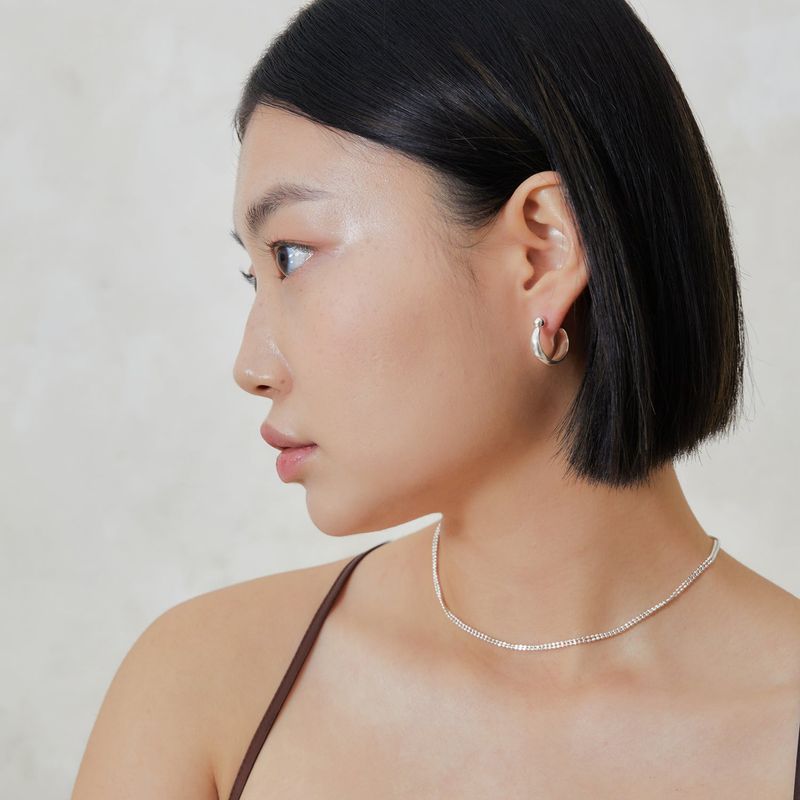 double love short necklace