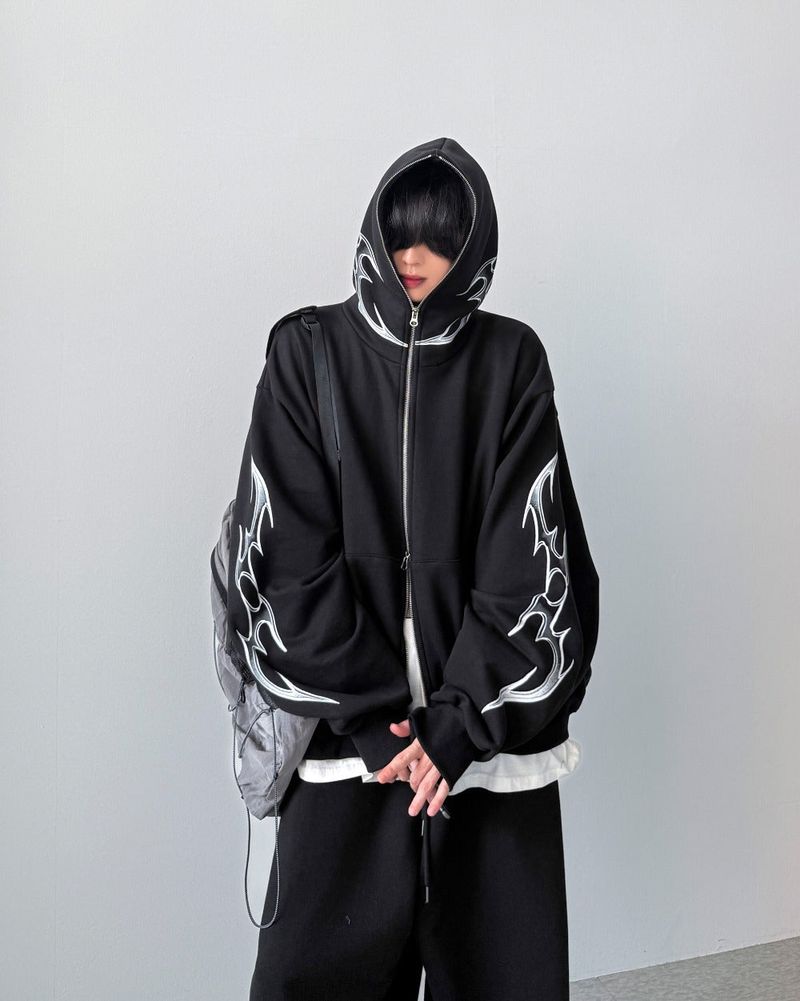 Nemesis Chrome Hood Zip-Up