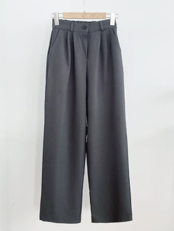 Tinel Pintuck Wide Banding Slacks