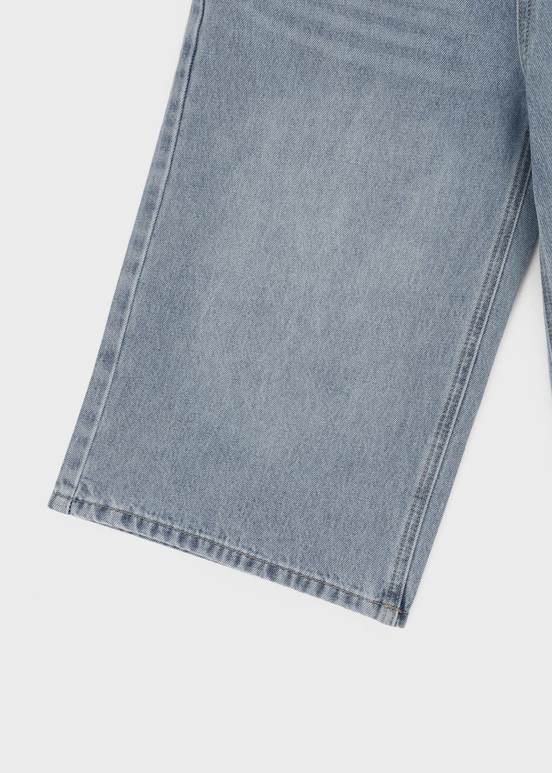 [B-DENIM] SUMMER WASHED BERMUDA JEANS 055