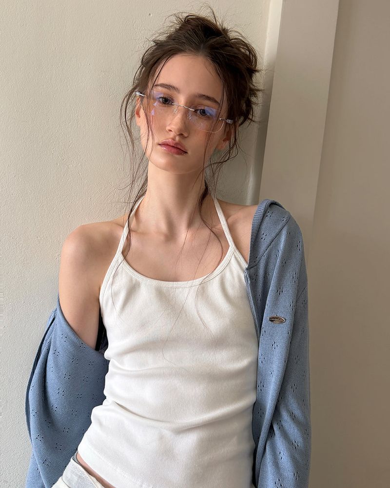 BEIDELLI（ベイデリー）の「[ORIGINAL] Ber-a Ribbon Halterneck Sleeveless（Tops）」