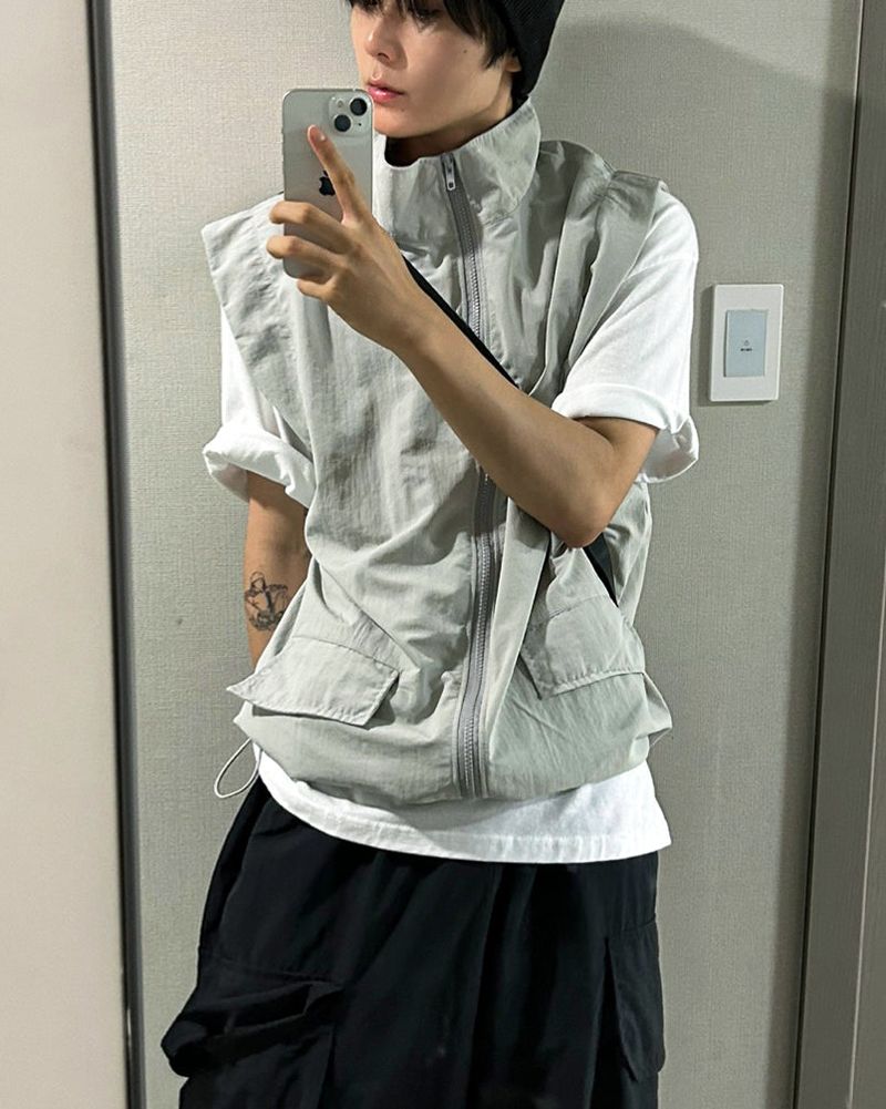 COSYHARU（コシハル）の「allday nylon string vest（Tops）」